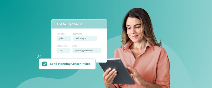 Passare - Planning Center Guide - How do we send Planning Center Invites