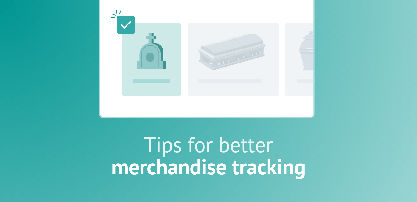 Image displaying title "Tips for better merchandise tracking" 