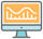 icon-computer screen with line graph