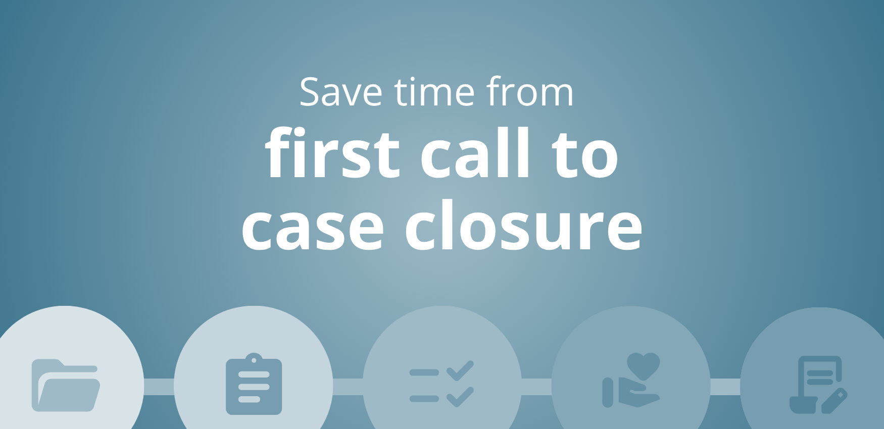 How software helps you save time from first call to case closure